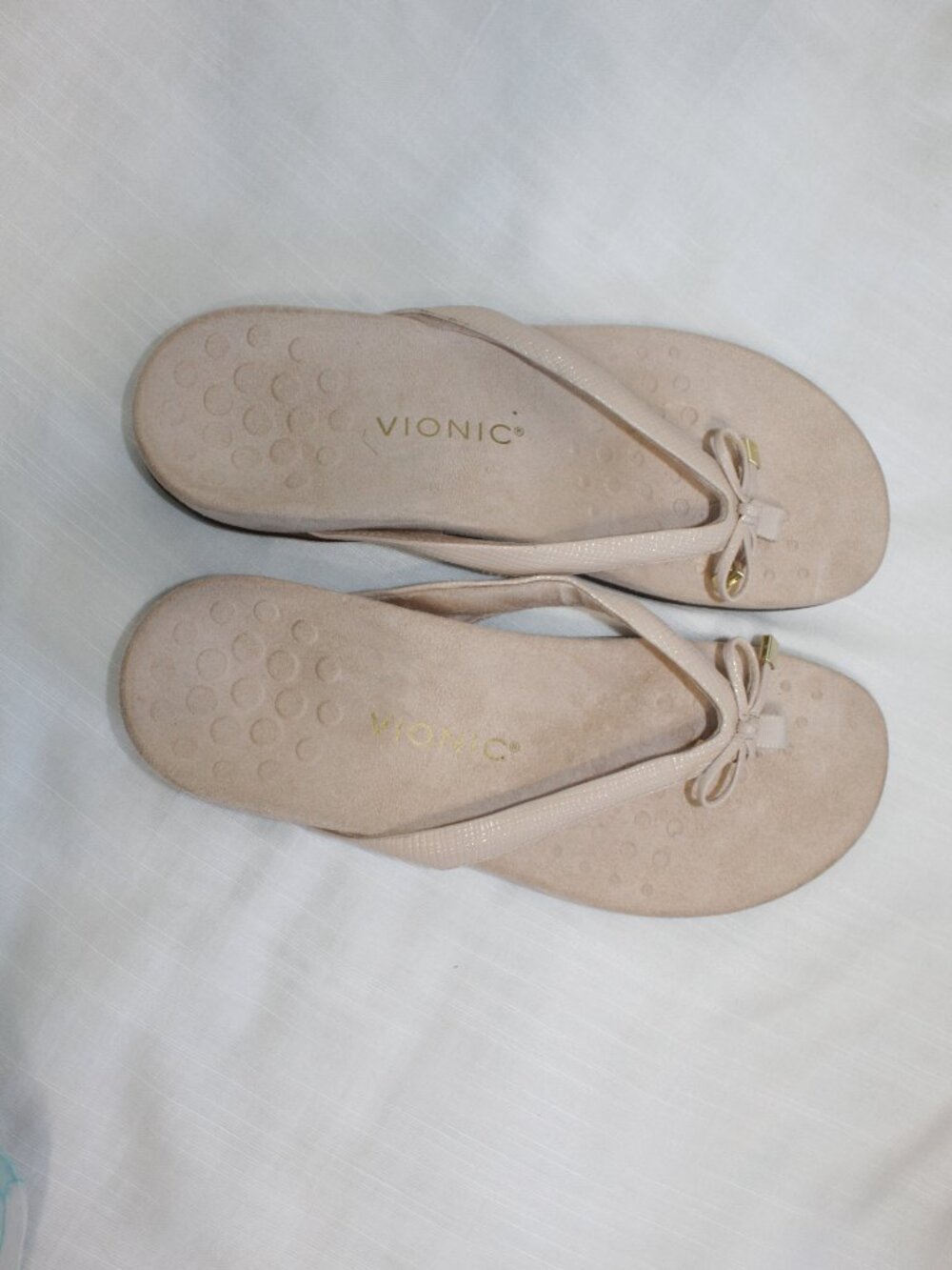 Vionic Bella II Woven Tan US 9.5 NWOT